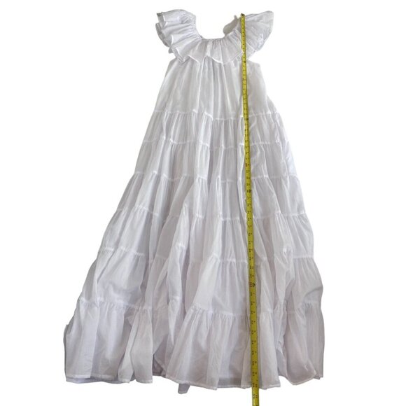 Erika Pena Dress White Orchid Dress with Belt - Picture 11 of 15